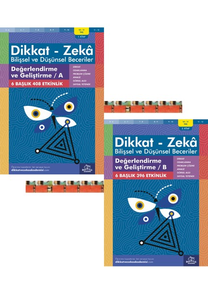 Değerlendirme ve Geliştirme/a-B, Bilişsel ve Düşünsel Beceriler, Nasıl Çözülür-Dikkat ZEKA(10-11YAŞ)