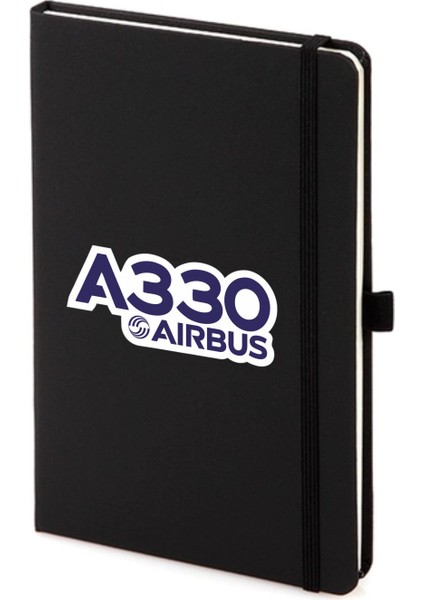Airbus A330 Not Defteri 13X21 cm Pilot - Havacı - Uçak Tutkunu Hediye