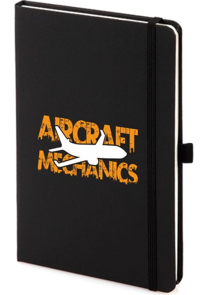 Aircraft Mechanics Not Defteri 13X21 cm Pilot - Havacı - Uçak Tutkunu Hediye