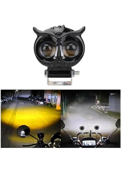 Baykuş Çift Renk LED Aydınlatma Off Road Motorsiklet (1 Adet) fiyatları