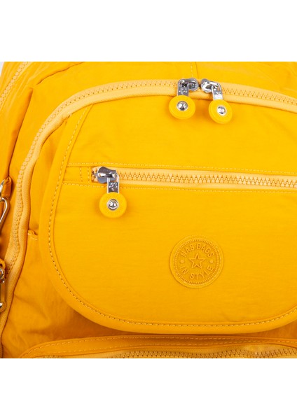 Unisex Büyük Boy Zararlı Kimyasal Içermeyen Waterproof Sırt Çantası Sarı fiyatları