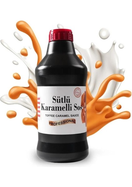 4rr Sütlü Karamel (Toffee Karamel) Aromalı Sos 2,5 kg – Profesyonel Içecek & Tatlı Sosu