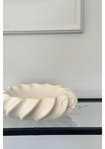 Dekoratif Dokulu Sarmaşık Obje, Tabak modelleri