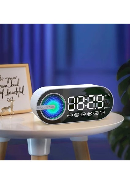 G30 Saat & Alarm Radyo Özellikli LED Ekranlı Bluetooth Hoparlör