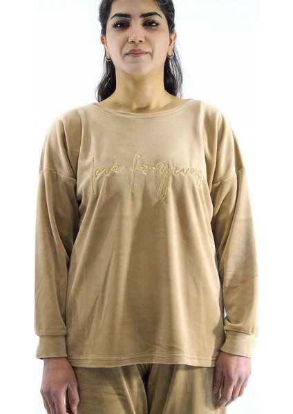 Sıfır Yaka Kadife Takım fiyatları