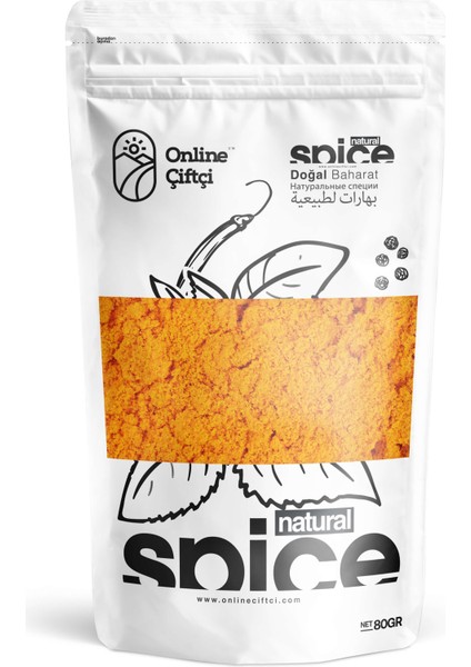 Zerdeçal Öğütülmüş 80 gr