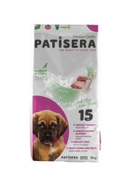Kuzu Etli ve Piriçnli Yavru Köpek Maması 15 kg