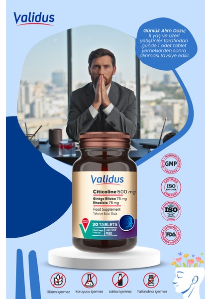 Hafıza Destek Seti - Citicoline - Vitamin B12 - Daily Omega3