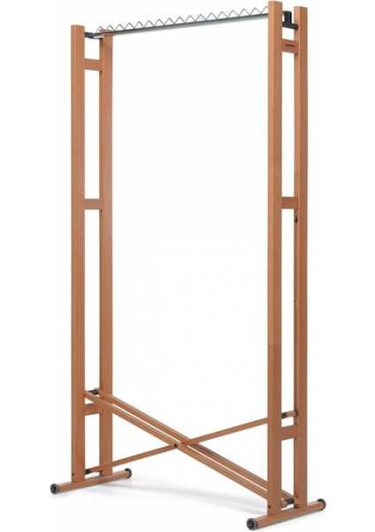 Snake 90 Katlanabilir Elbise Askısı Ceviz Rengi