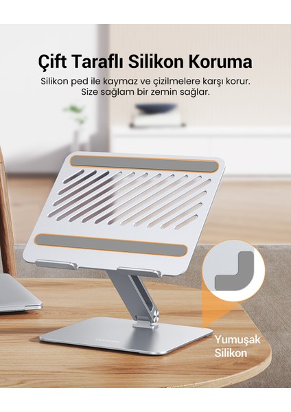 Yükseklik ve Açı Ayarlı Alüminyum Tablet Notebook Standı