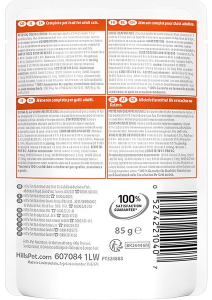 Hills Tavuklu Pouch Yetişkin Kedi Maması 85GR fiyatları