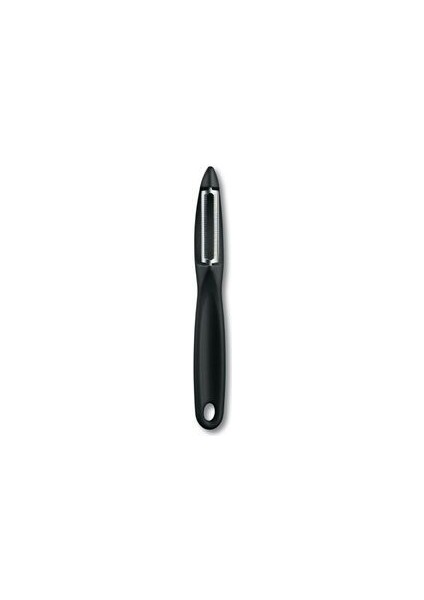 Ergonomik Plastik Saplı Paslanmaz Çelik Bıçaklı Meyve ve Sebze Soyacağı - 213 mm, Siyah, Bulaşık Makinesinde Yıkanabilir modelleri