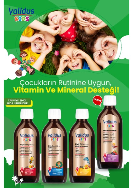Kids Multi Set - Multivitamin - Fish Oil - Citicoline