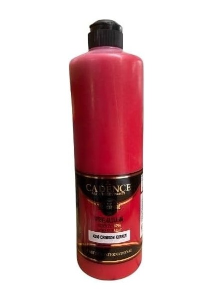 Akrilik Boya 500ML 4350 Crimson Kırmızı Ahşap Boyası