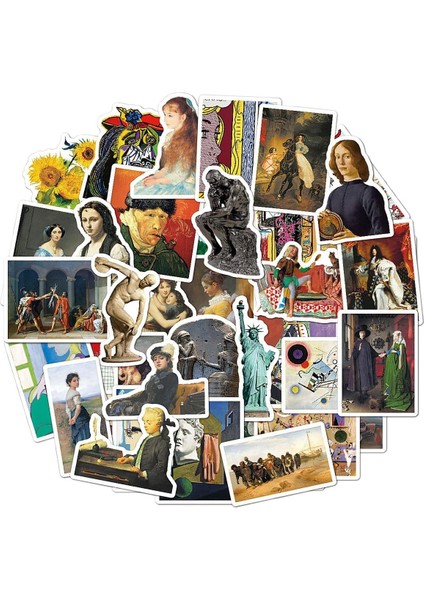 Sanat Koleksiyonu Sticker Seti