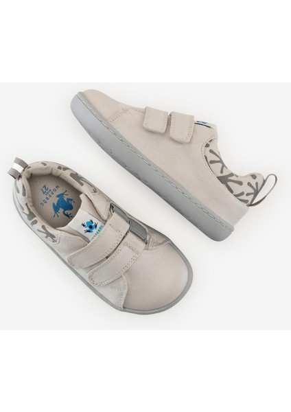 Smart Walker Canvas Play Beyaz Barefoot Çocuk Ayakkabı