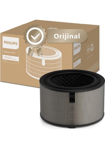 Pureprotect Water 3400 Serisi Yedek Hepa Filtre, Üst Düzey Filtreleme, 3 Katmanlı Tasarım, 1 Yıla Kadar Dayanıklı, AC3420/AC3421 ile Uyumlu, FY3400/30