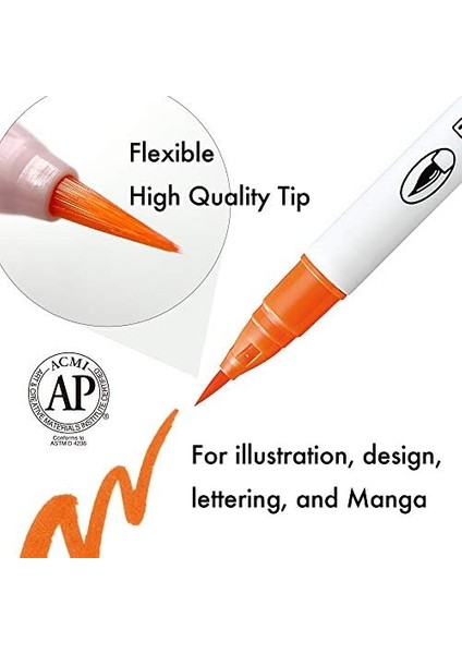 Zig Clean Color Real Brush 24VRB-6000AT/24V Boya Kalemi fiyatları