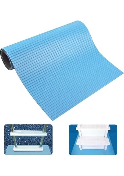 By Swimline Orijinal Merdiven Mat Koleksiyonu, Kaymaz Mat Havuz Astar Koruyucu, Tüm Adım ve Merdiven Modelleri Için Birden Fazla Boyut, Yüksek Havuzlar Için, Dayanıklı Çizgili Doku fiyatları
