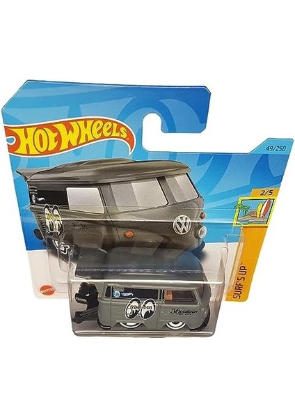 - Kool Kombi - Surf´s Up 2/5 - HKK80 - Short Card - Mooneyes - Vw Volkswagen - Gri - Mattel 2023 fiyatları