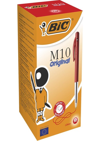 Tükenmez Kalem M10 (0,32 Mm) Kutu Her Biri 50 Adet