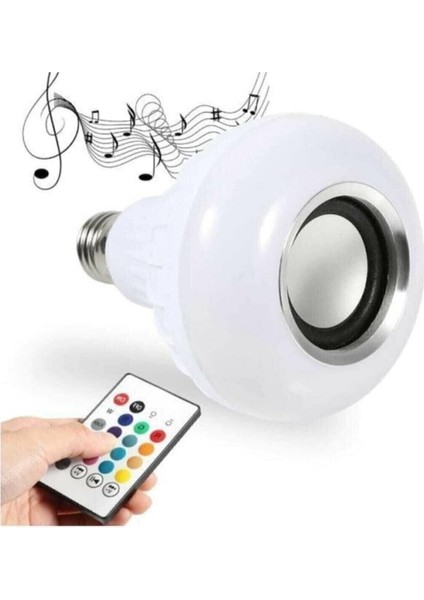 Pratik Kullanım Music Bulb Bluetooth Hoparlör Akıllı LED Ampul Lamba