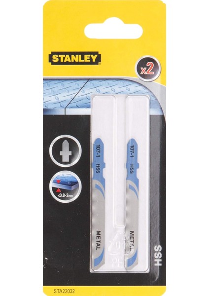 STA22032 Dekupaj Testere, Metalik, 2 Adet