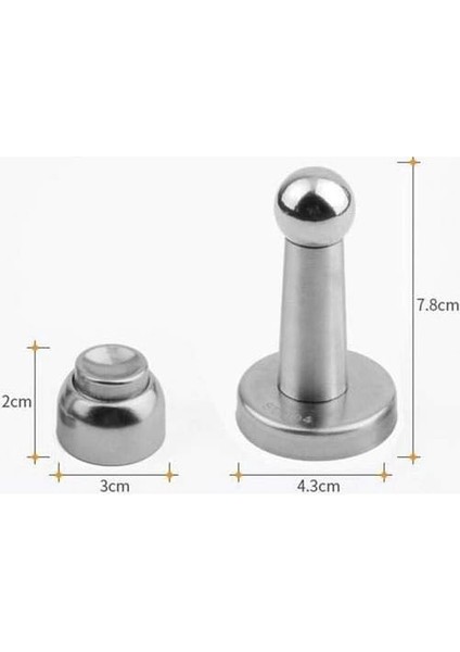 Mıknatıslı Kapı Tamponu 8cm Kapı Stoperi (5 Adet) fiyatları
