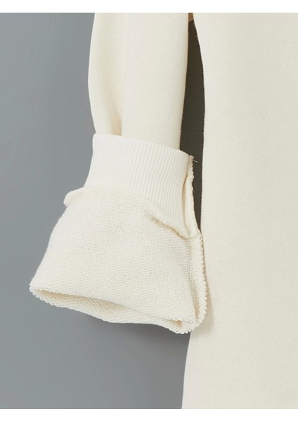 Lcw Kids Ekru Bisiklet Yaka Çiçekli Kız Bebek Sweatshirt ve Tayt 2'li indirimleri