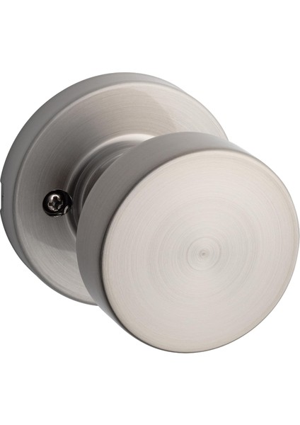 97880-936 Pismo Kapı Topuzu, Yuvarlak, Saten Nikel