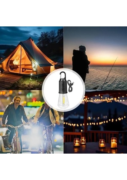 Şarjlı Kamp Lambası, 3 Modlu, Flash Özellikli, Type-C Şarj Kablolu, Kamp, Avcılık, Balıkçılık, Garaj, Güverte, Acil Durum, Doğa Yürüyüşü, Arama Kurtarma, Doğal Afet, Demprem, Acil Durum Lambası modelleri