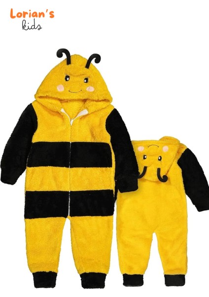Welsoft Arı Yumuşak Peluş Fermuarlı Bebek Tulumu - 4 Yaş fırsatları