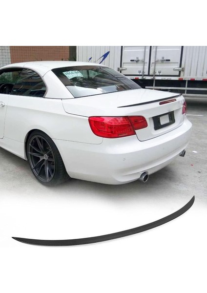 Bmw 3 Serisi E93 Cabrio Uyumlu Spoiler Ince Tip Parlak Siyah 2006-2012