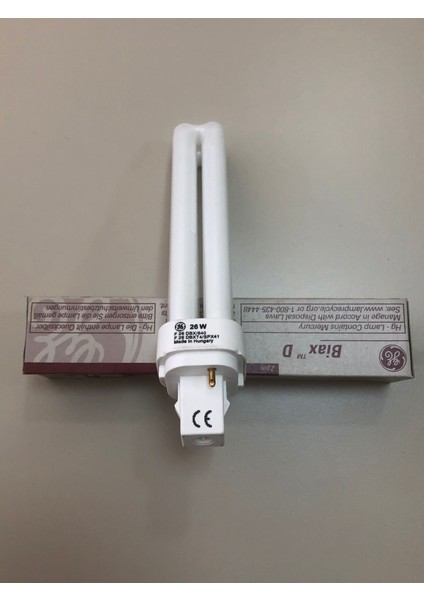 5 Adetgeneral Elk. Plc Lamba 26W/840 2p 4000 Kelvin 1710 Lümen Günışığı Boy:16.5cm ( 10W-13W-18W Yerine Olmaz ) modelleri