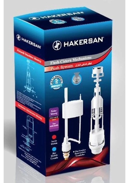 Tuvalet Iç Rezervuarı Kolay Kurulum Klozet Rezervuar