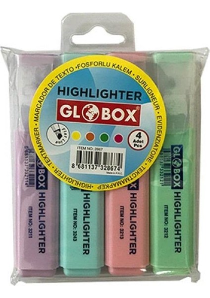 Kalem 4lü Pastel Renk