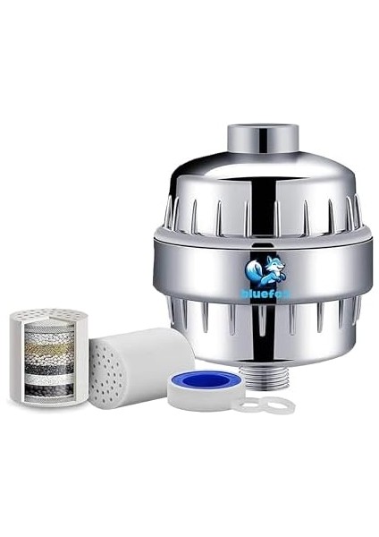 Sılver Duş Filtresi - Klor ve Ağır Metal Arıtmalı, Kdf 55 + Aktif Karbon, Saç ve Cilt Dostu, Kireç Önleyici, Evrensel Uyumlu, Aletsiz Montaj, Su Yumuşatıcı Filtreli, 3 Yıl Garantili modelleri