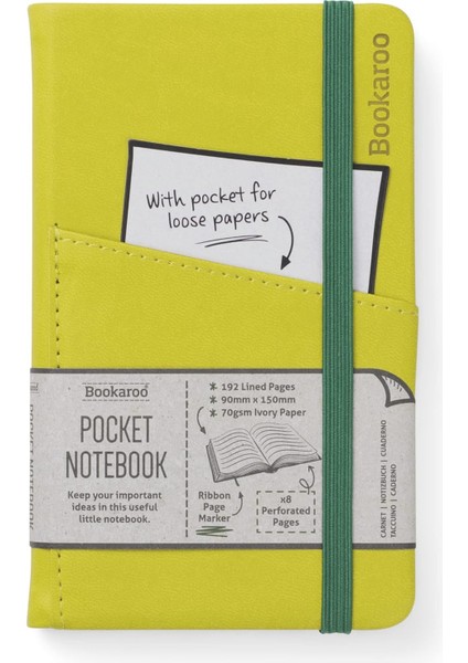 Bookaroo A6 Günlük Limon Sarısı