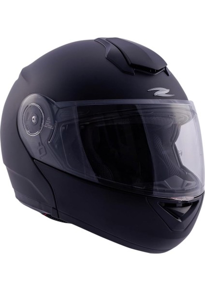 3050 Çene Açılır Motosiklet Kaskı Matt Black L