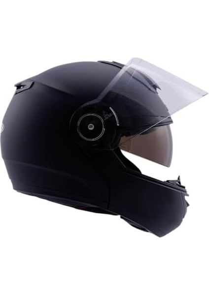 3050 Çene Açılır Motosiklet Kaskı Matt Black L fiyatları