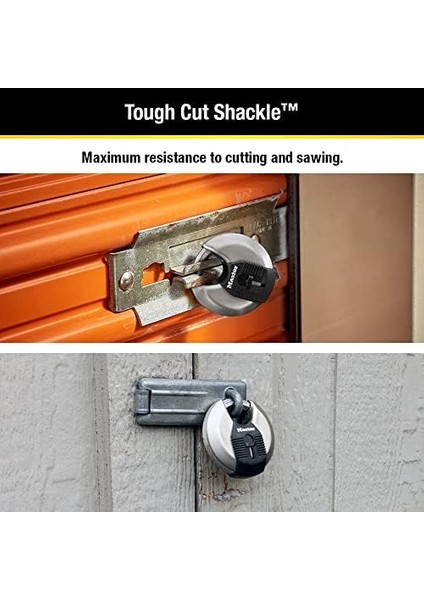 Lock Magnum Ağır Hizmet Paslanmaz Çelik Discus Asma Kilit, Anahtarlı, Anahtarlı, 2'li Paket fiyatları