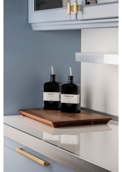 2'li 750 ml Yağdanlık Sosluk Sirkelik Zeytinyağı Şişesi Damlatmaz Kapak Siyah Koyu Cam-Beyaz Etiket fiyatları