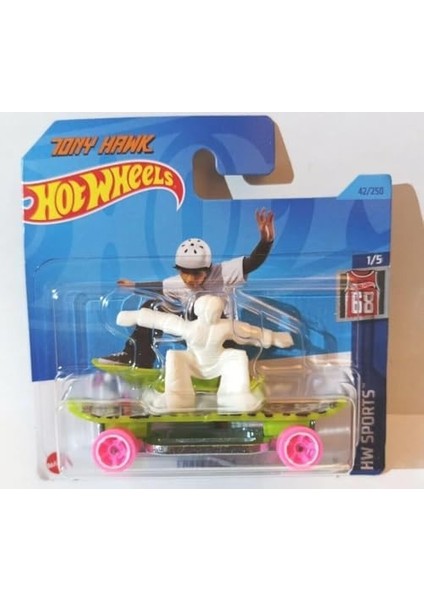 - Skate Grom - Hw Sports 1/5 - HKK42 - Short Card - Tony Hawk - Mattel 2023 fiyatları