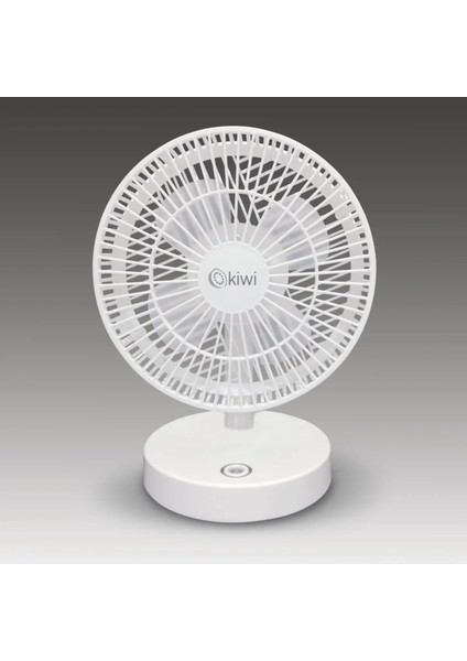 Beyaz Ayarlanılabilir Mini Fan Masa Üstü Vantilatörü USB Soğutucu Sessiz El Fanı