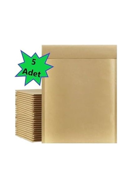 Kraft Kaplı Balonlu (Baloncuklu Pat Pat) Zarf 24X32+5CM 5 Adet modelleri