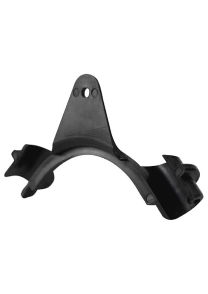 PXBND12-10 Pex Viraj Desteği 1/2 Inç, Duvara Monte Boru Askısı 90 Derece Tırnak Plakası, Polietilen (10'lu Paket), Siyah modelleri