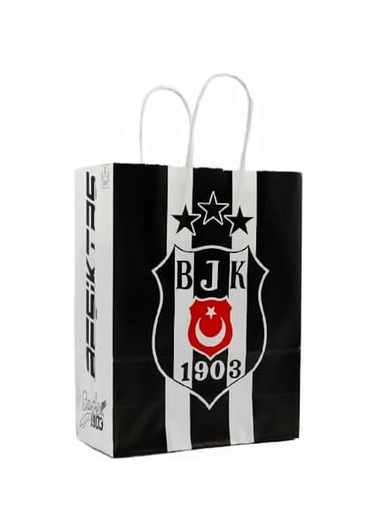 cm Beşiktaş Temalı Lisanslı Kağıt Çanta (2 Adet) fiyatları