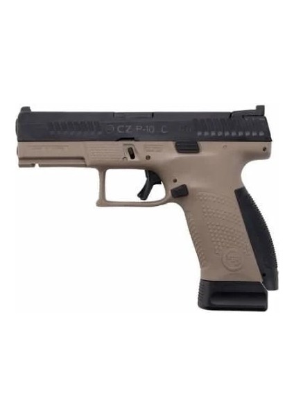 Cz P-10C Co2 Gas Blowback Airsoft Tabanca - Çift Tonlu Siyah/fde modelleri