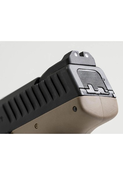 Cz P-10C Co2 Gas Blowback Airsoft Tabanca - Çift Tonlu Siyah/fde