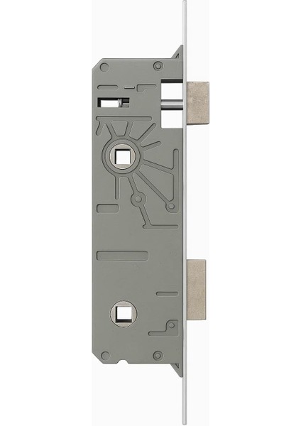 Pvc Wc Gömme Kilit, 35 mm, Metal, Dayanıklı, Banyo Kapısı, Güvenlik Mekanizması